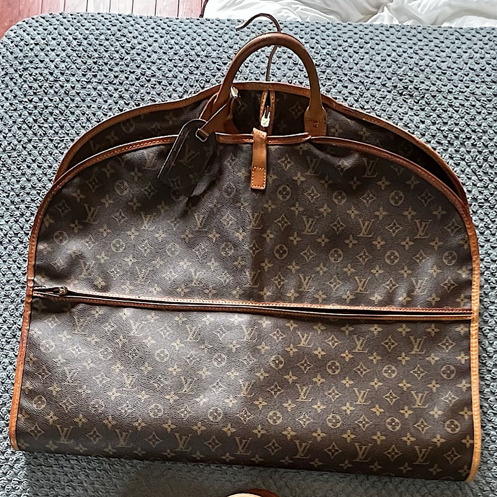 Louis Viutton Vintage 1987 Hanging Garment Bag Luggage